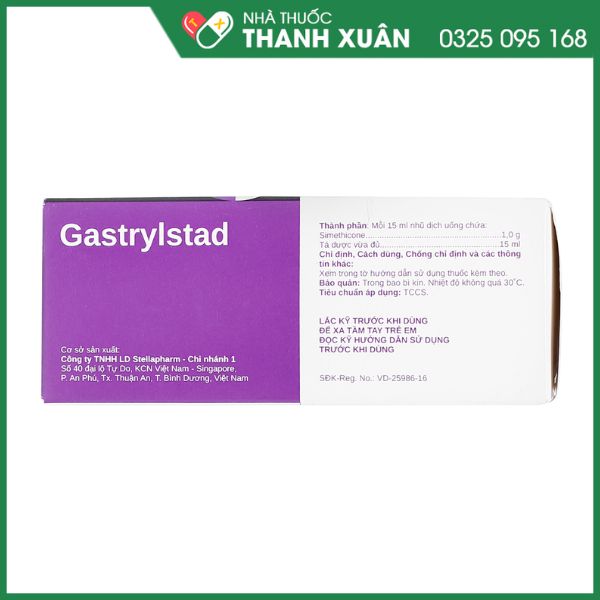 Gastrylstad Stella trị đầy hơi, khó tiêu